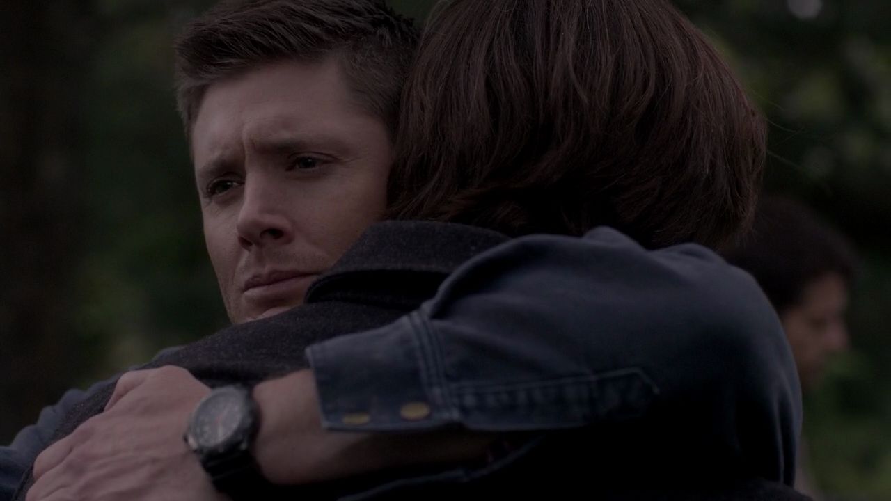 Dean hugging Sam